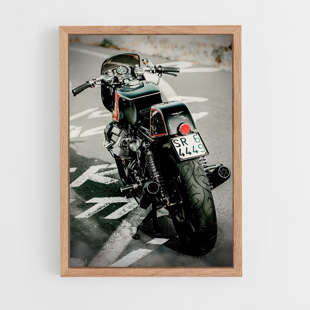 Poster Moto Guzzi élégant (vue 4)